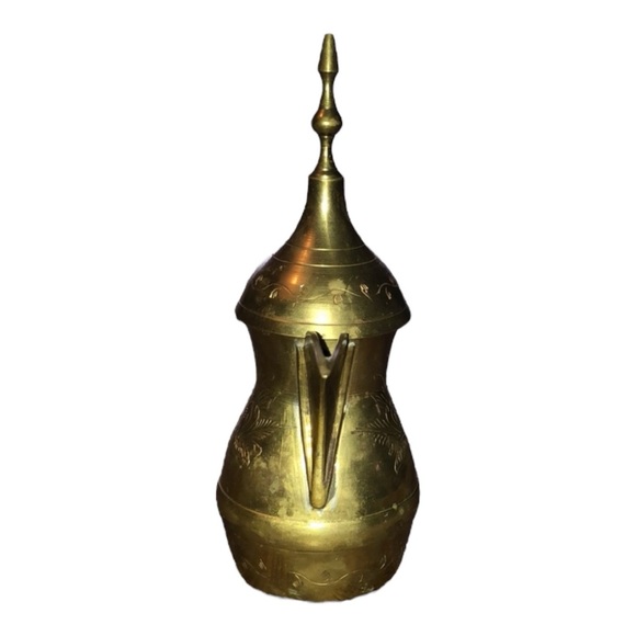 Antique Middle Eastern Coffee Tea pot + FREE GIFT - Picture 4 of 9